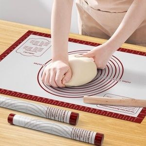Silicone baking mat non stick pastry mat sheet for dough rolling oven liner mat
